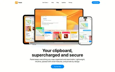 Paste 网站预览