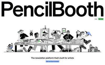 PencilBooth 网站预览