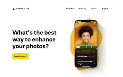 Prisma Labs 网站预览