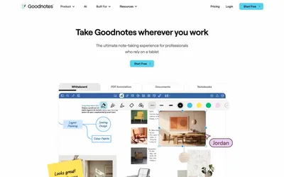 Goodnotes 网站预览
