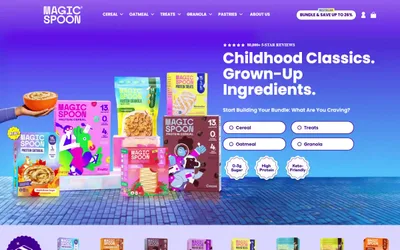 Magic Spoon 网站预览