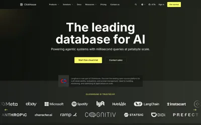 ClickHouse 网站预览