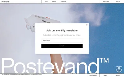 Postevand 网站预览