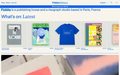 Fidèle Editions 网站预览