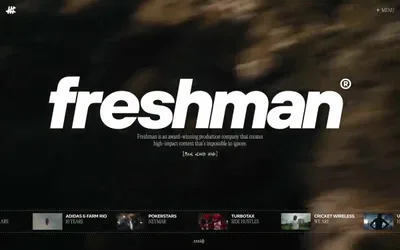 Freshman 网站预览