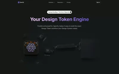 Specify 网站预览