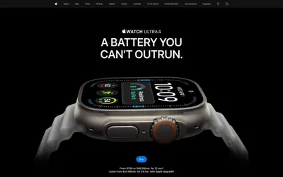 Apple Watch Ultra 4 网站预览