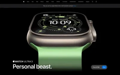 Apple (España) 网站预览