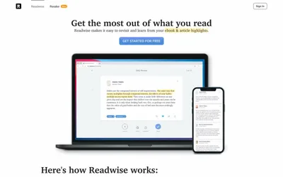 Readwise 网站预览