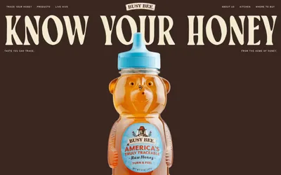 Busy Bee Honey 网站预览