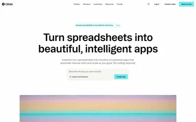 Glideapps 网站预览