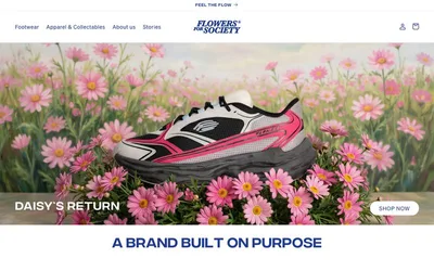 Flowers For Society 网站预览
