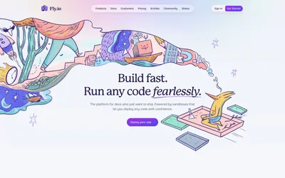 Fly.io 网站预览