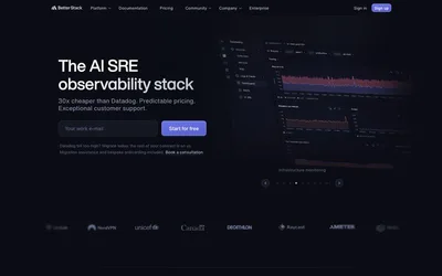 Better Stack 网站预览