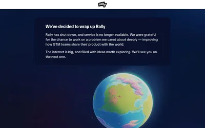 Rally 网站预览