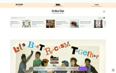Itsnicethat 网站预览