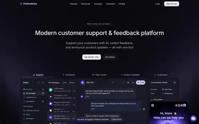 Featurebase 网站预览