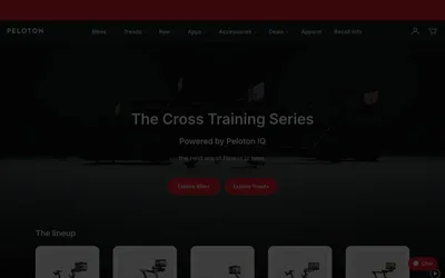 Peloton 网站预览