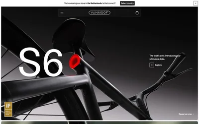 Vanmoof 网站预览