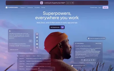 Superhuman 网站预览