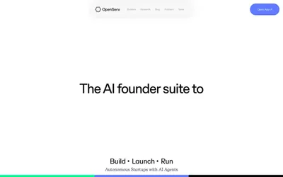 OpenServ 网站预览