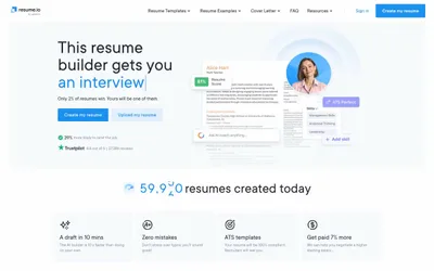 Free Resume Builder 网站预览