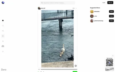 Zora 网站预览