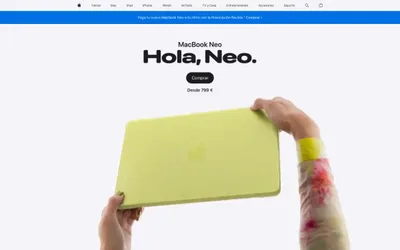 Apple (España) 网站预览