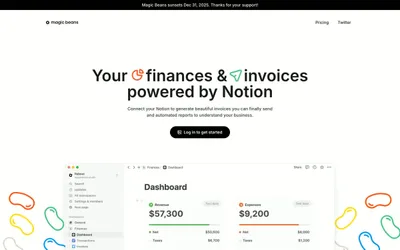 Magicbeans 网站预览