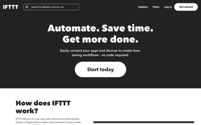 IFTTT 网站预览
