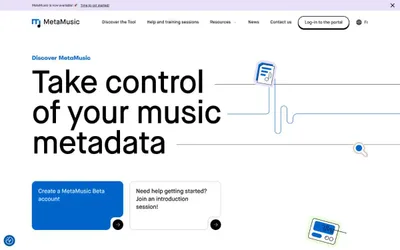 MetaMusic 网站预览