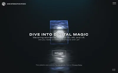 OHZI Interactive Studio / Dive into digital magic. 网站预览