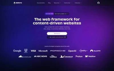 Astro 网站预览