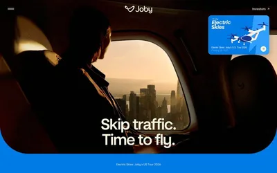 Joby Aviation 网站预览