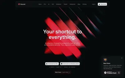 Raycast 网站预览