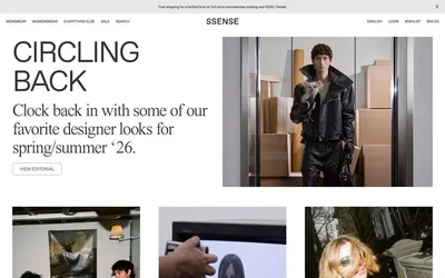 Ssense 网站预览