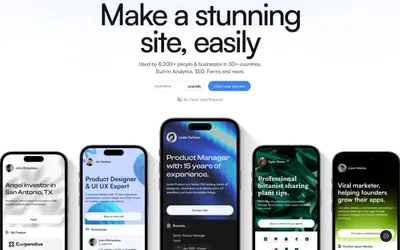 Pop Site 网站预览