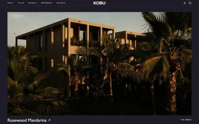Kobu 网站预览