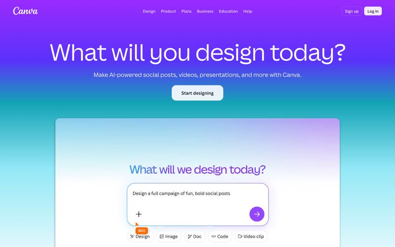 Canva 网站预览
