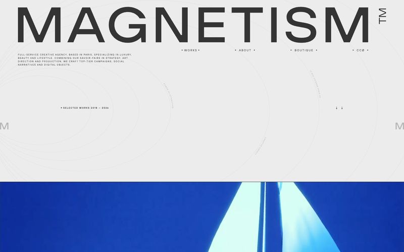 Magnetism 网站预览