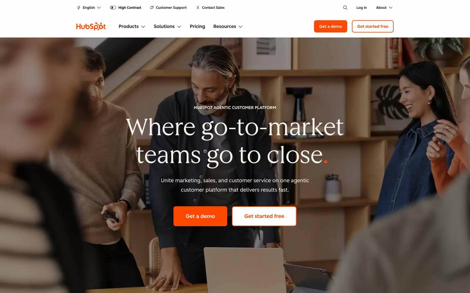 HubSpot 网站预览