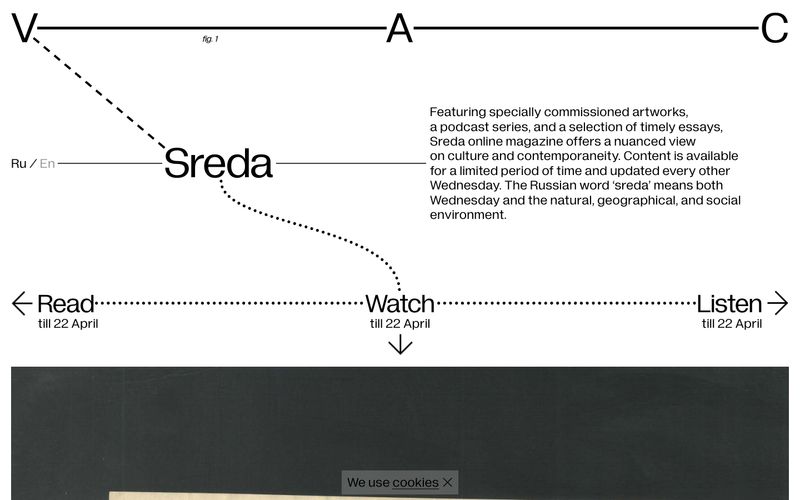 V–A–C Sreda 网站预览