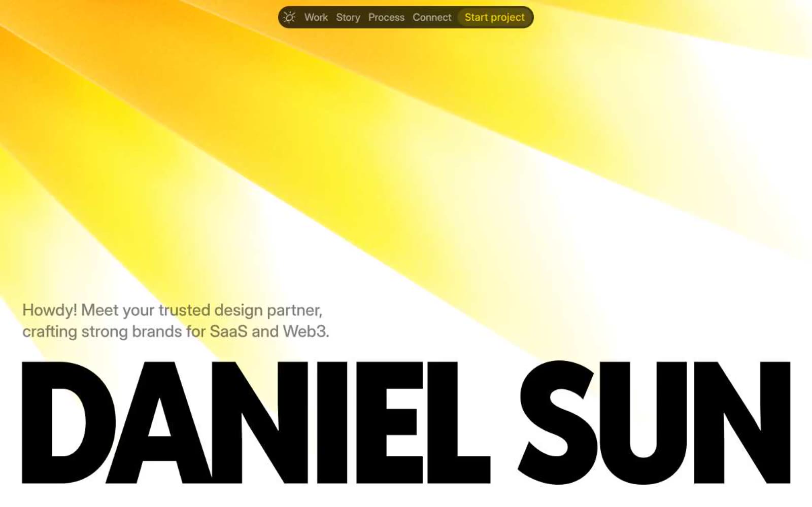 Daniel Sun 网站预览