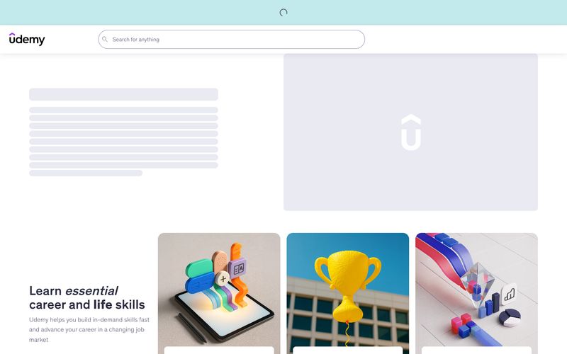 Udemy 网站预览
