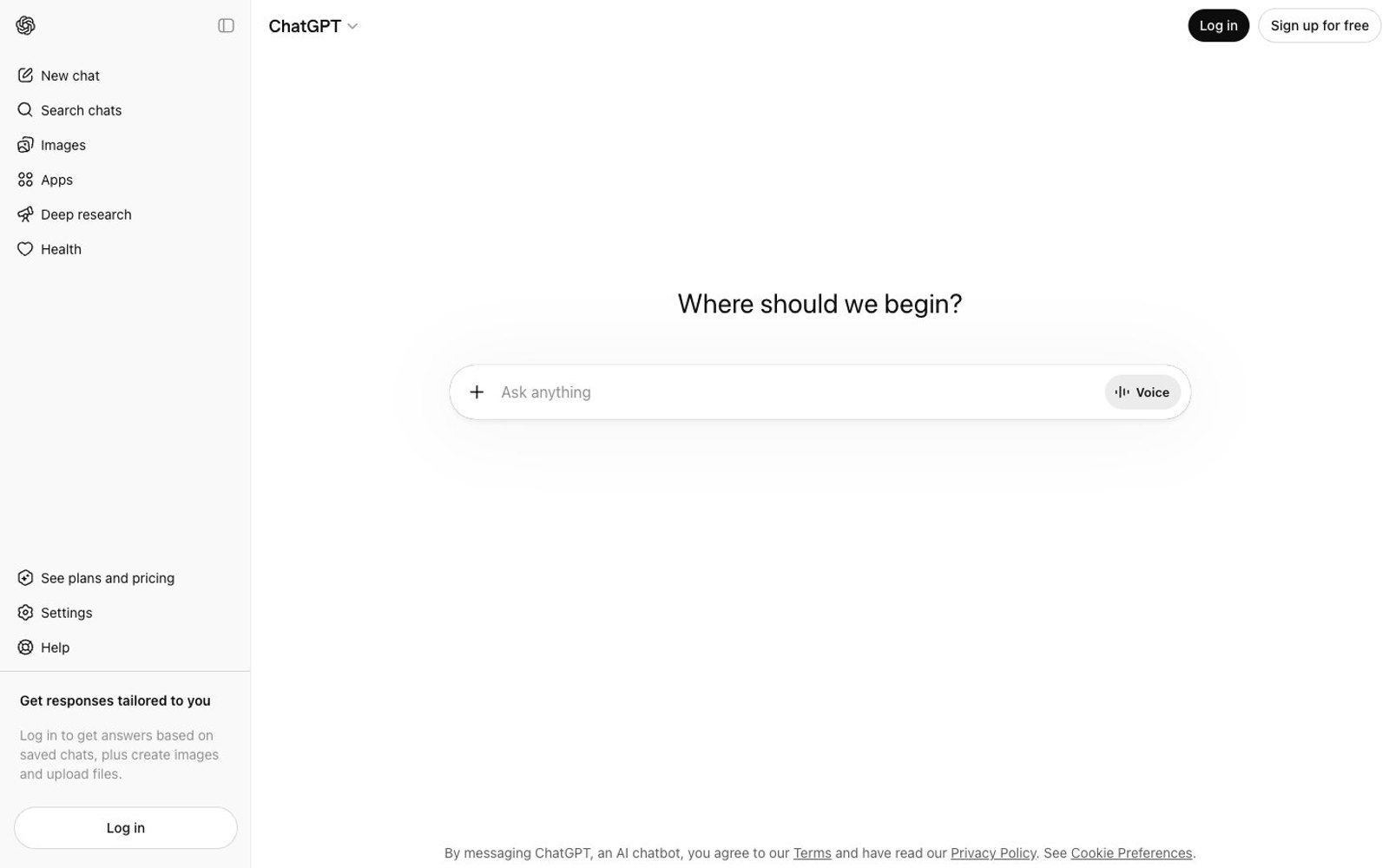 ChatGPT 网站预览