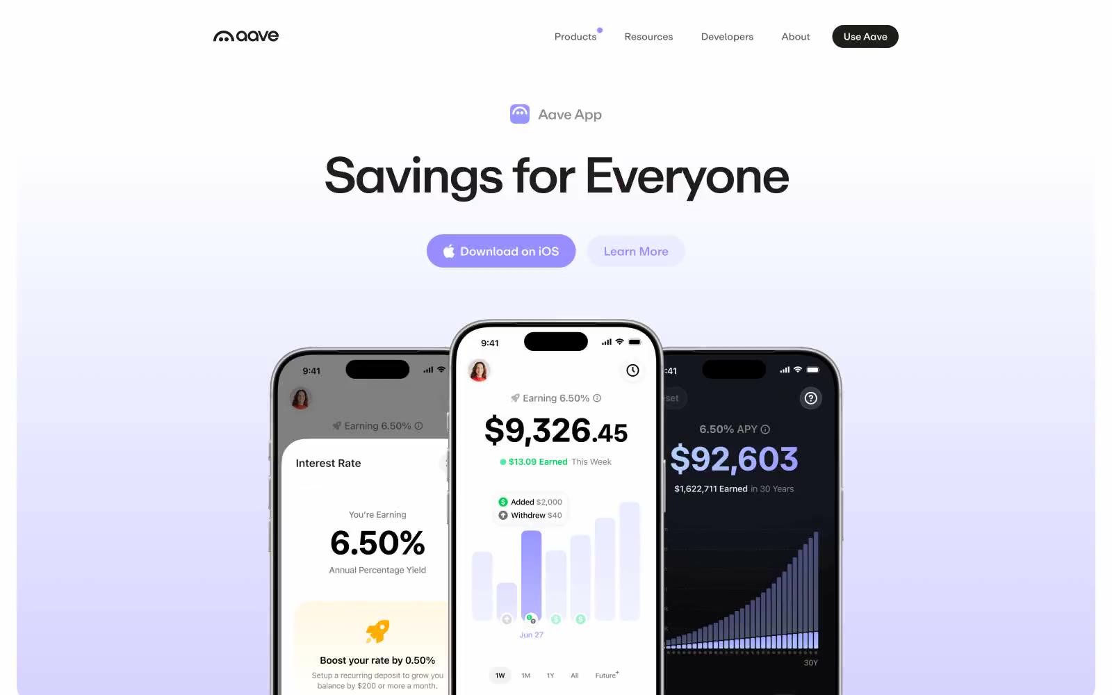 aave.com 网站预览