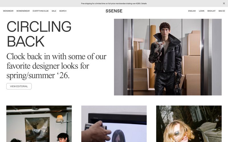Ssense 网站预览