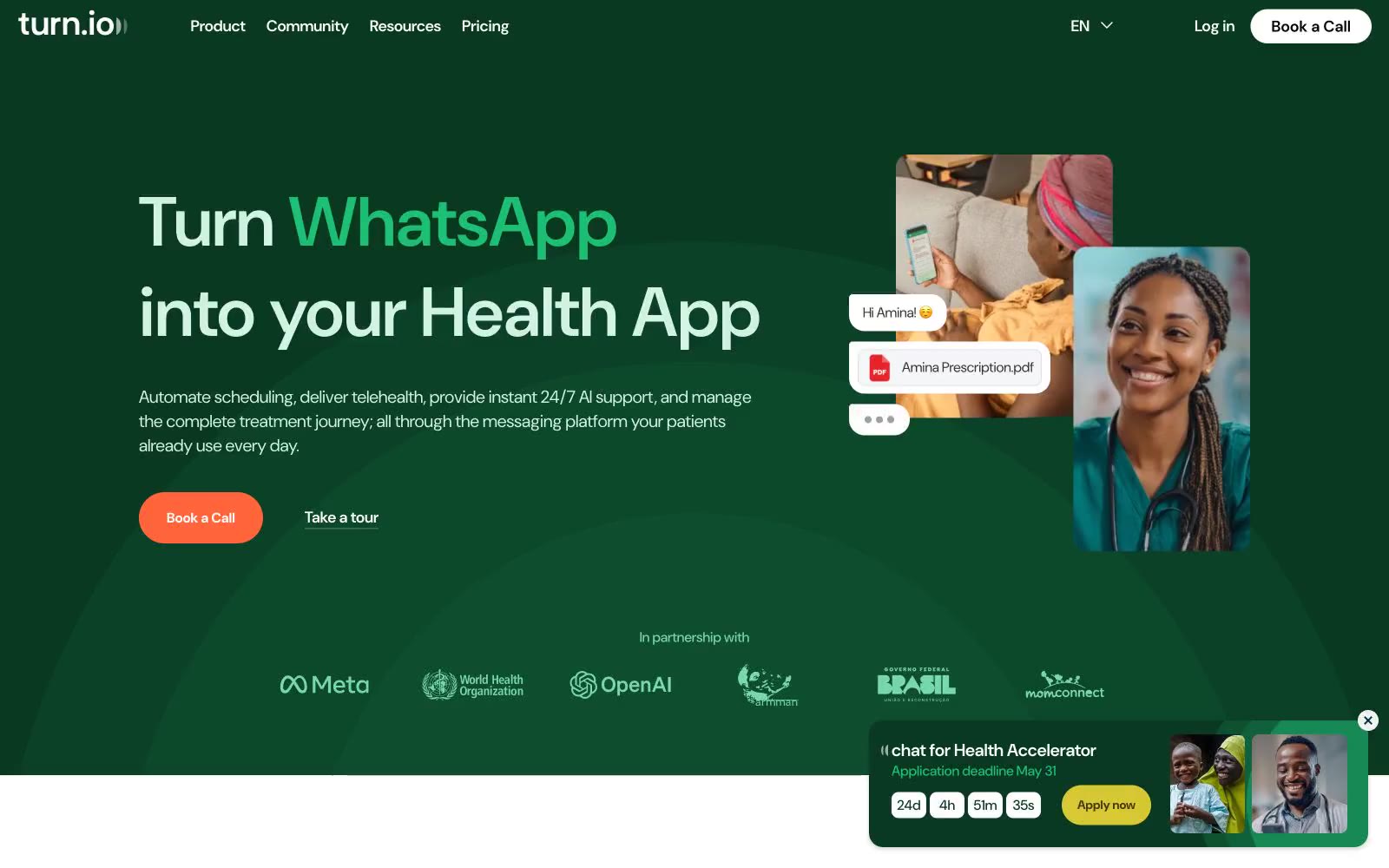 Chat for impact 网站预览