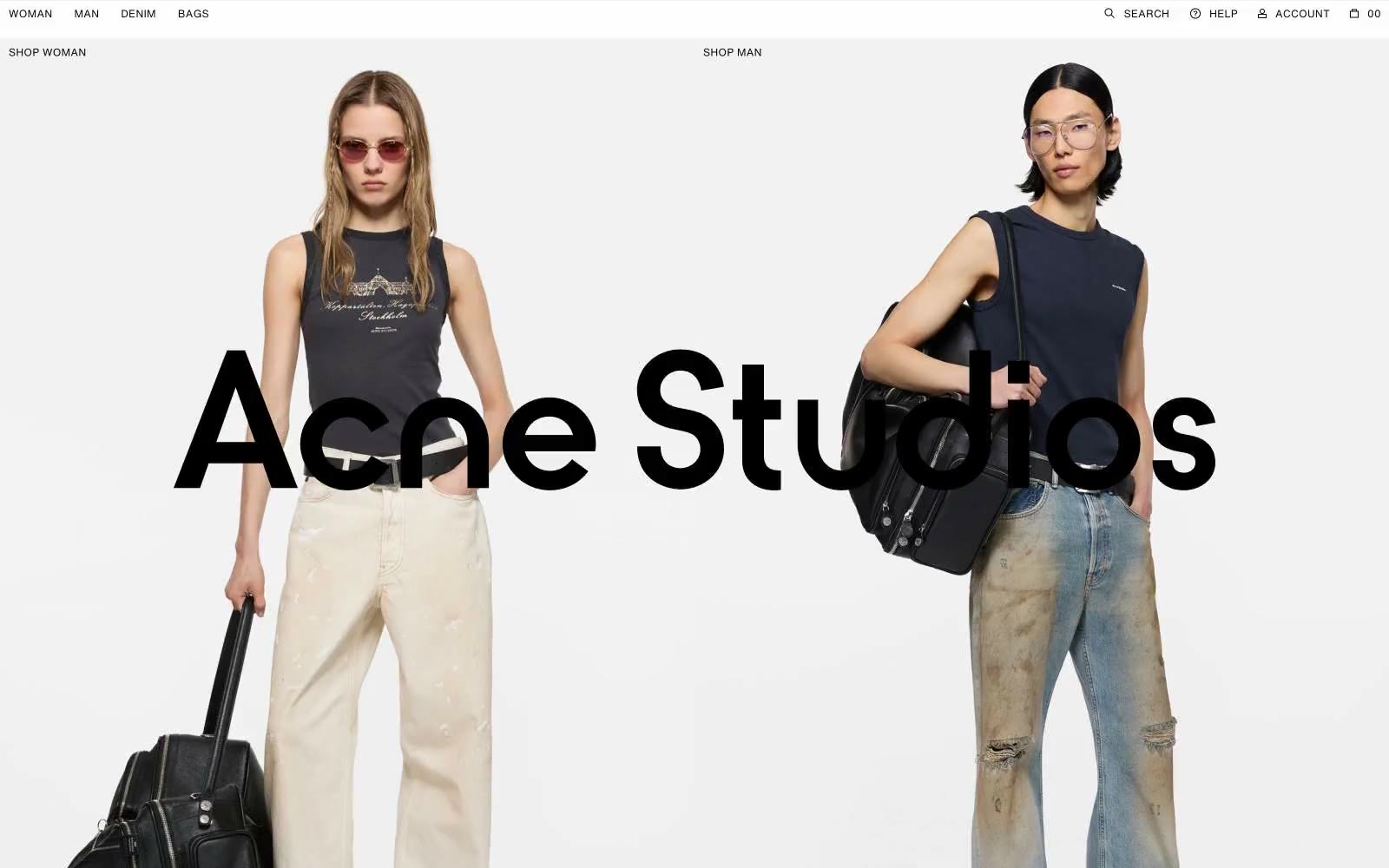 Acne Studios 网站预览