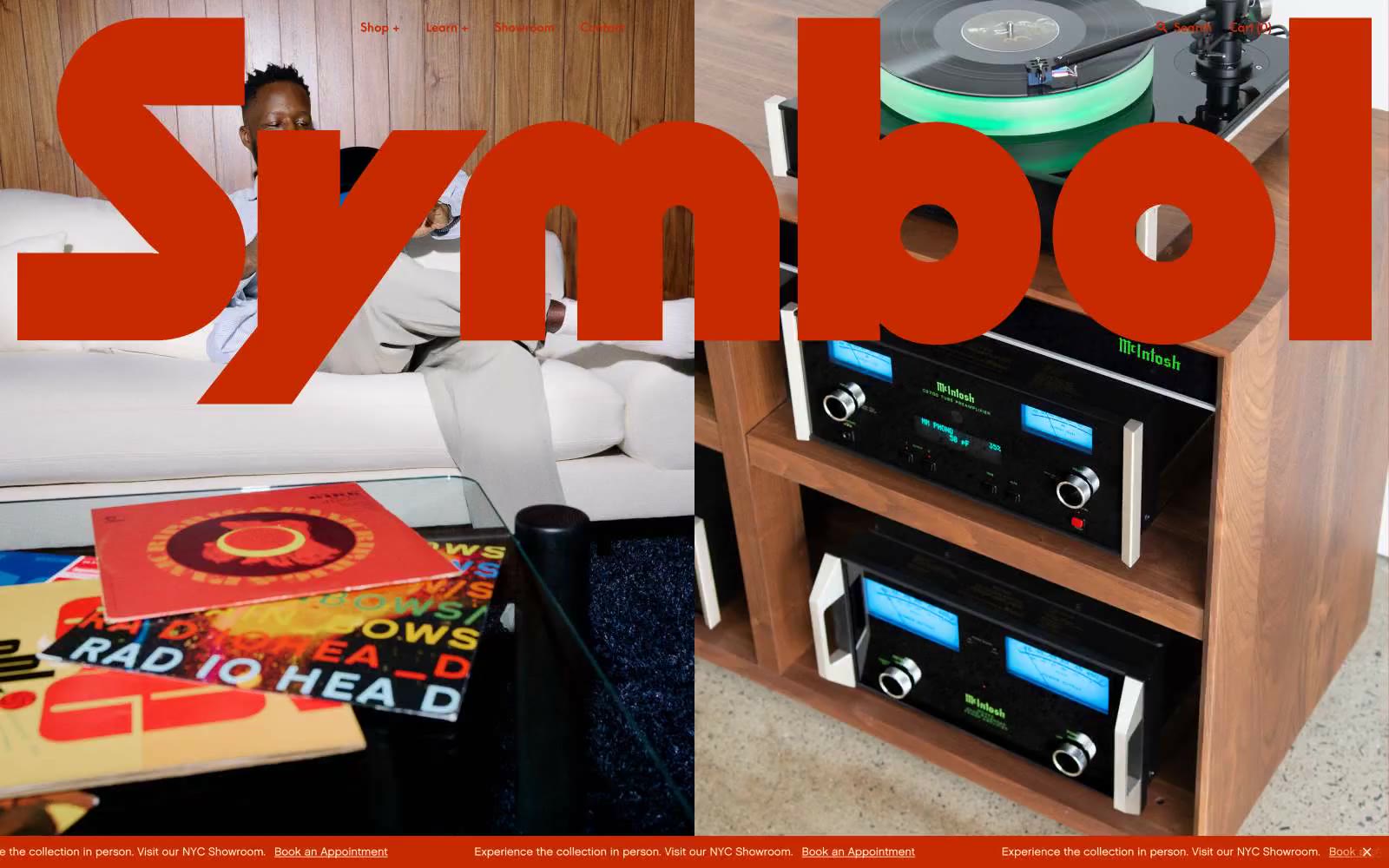Symbol Audio 网站预览